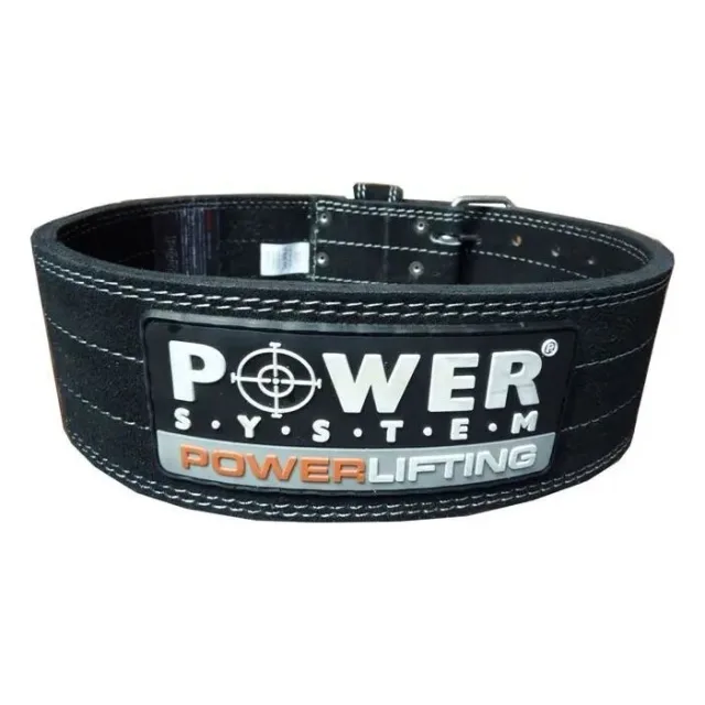 Пояс для важкої атлетики Power System PS-3800 PowerLifting, Black - XXL