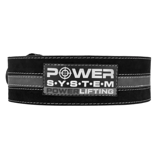 Пояс для важкої атлетики Power System PS-3800 PowerLifting, Black/Grey - M
