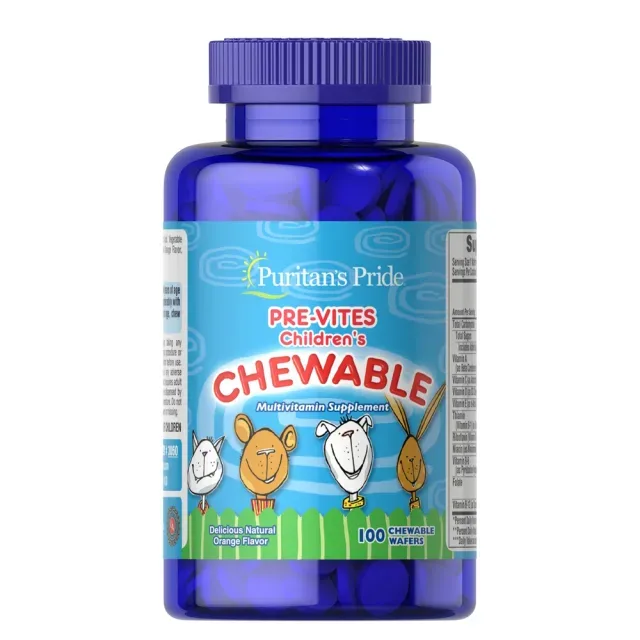 Pre-Vites Childrens Multivitamin, 100 жувальних таблеток