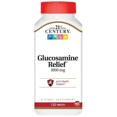 Препарат для суставов и связок 21st Century Glucosamine Relief 1000 mg, 120 таблеток