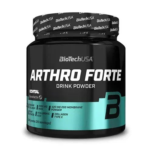 Препарат для суставов и связок BioTech Arthro Forte Powder, 340 грамм - Черная смородина