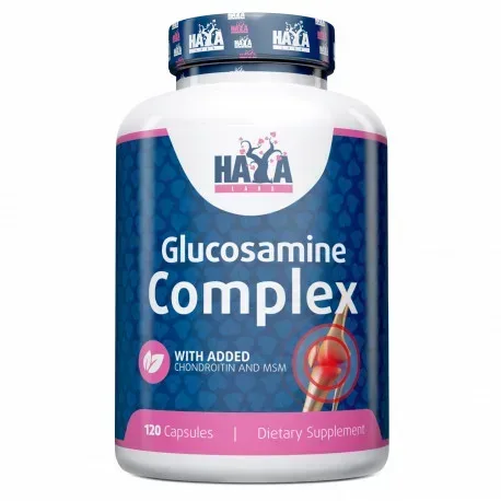 Препарат для суставов и связок Haya Labs Glucosamine Complex with Chondroitin & MSM, 120 капсул