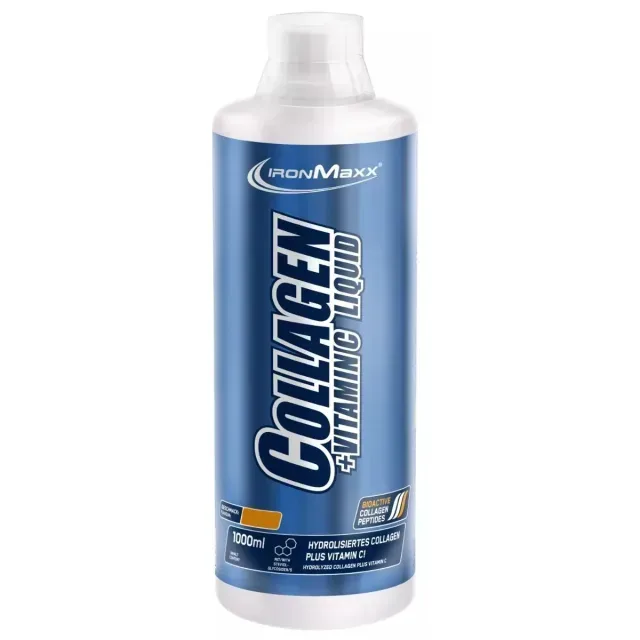 Препарат для суставов и связок Ironmaxx Collagen + Vitamin C Liquid, 1 л - Мирабель
