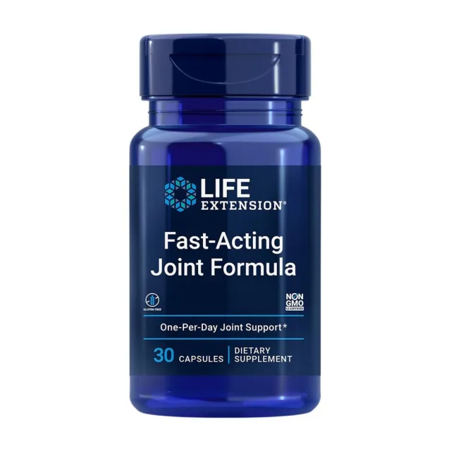 Препарат для суглобів і зв'язок Life Extension Fast-Acting Joint Formula, 30 капсул - Термін 01.27