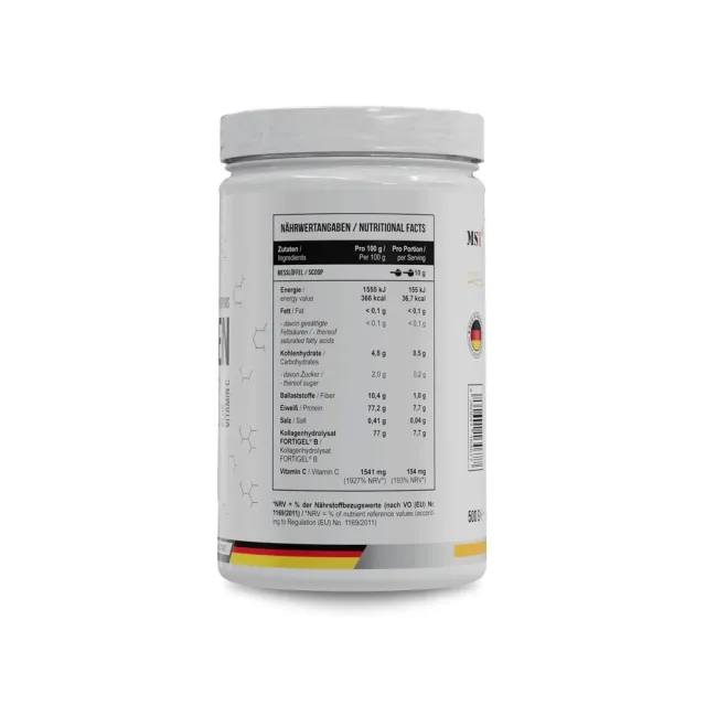 Препарат для суглобів і зв'язок MST Nutrition Collagen Peptides + Fortigel, 500 грам - Апельсин