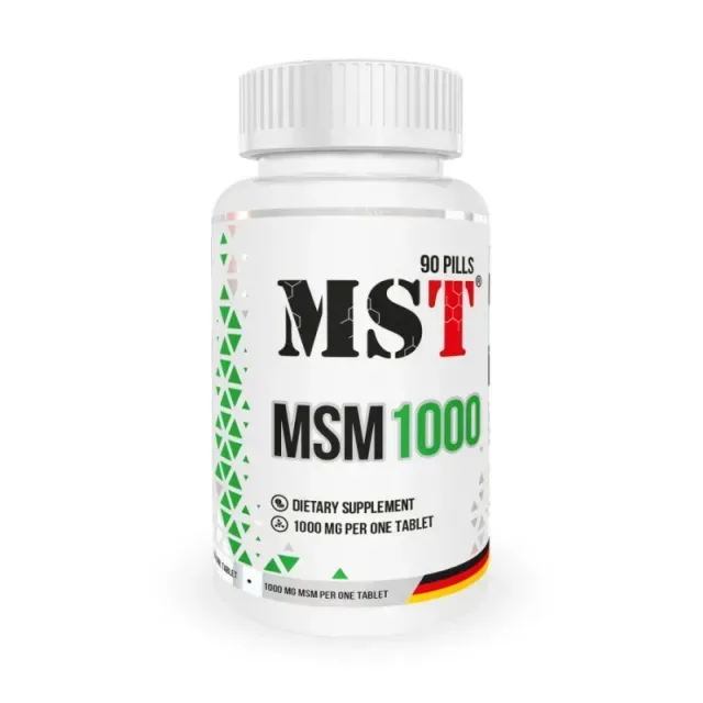 Препарат для суставов и связок MST Nutrition MSM 1000, 90 таблеток