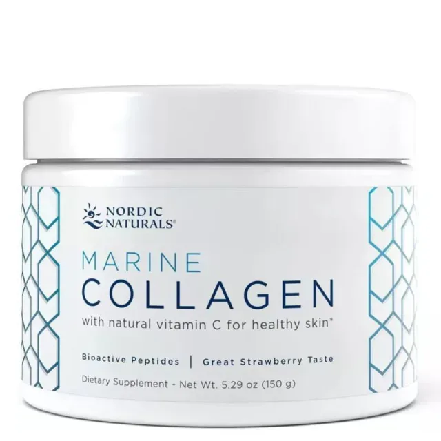 Препарат для суглобів і зв'язок Nordic Naturals Marine Collagen, 150 грам - Полуниця