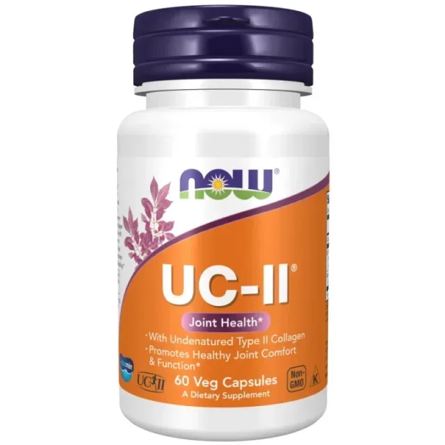 Препарат для суставов и связок NOW UC-II 40 mg, 60 вегакапсул
