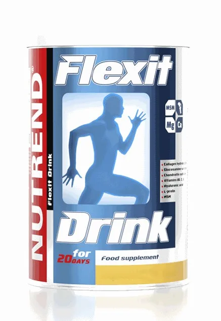 Препарат для суставов и связок Nutrend Flexit Drink, 400 грамм - Апельсин