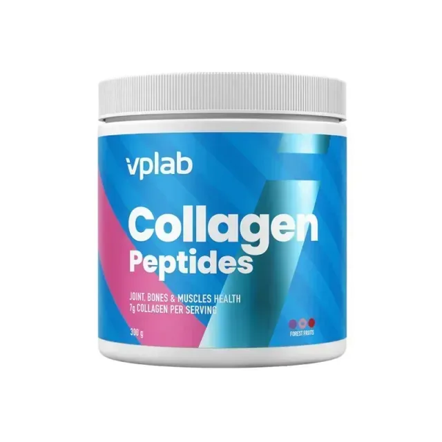 Препарат для суглобів і зв'язок VPLab Collagen Peptides, 300 грам - Лісова ягода