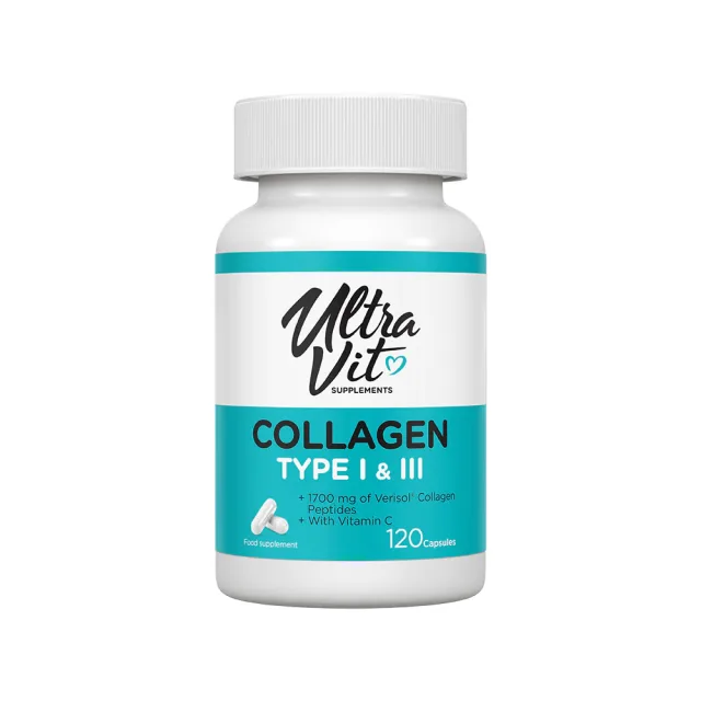 Препарат для суглобів і зв'язок VPLab UltraVit Collagen Type I &amp Collagen Type I &amp 120 капсул