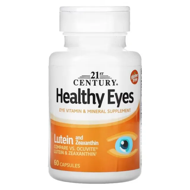 Препарат для зору 21st Century Healthy Eyes Lutein & Zeaxanthin, 60 капсул