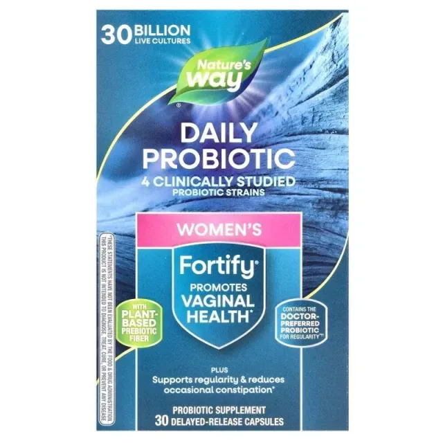 Пробіотик Nature's Way Fortify Women's Probiotic 30 Billion, 30 капсул для жінок