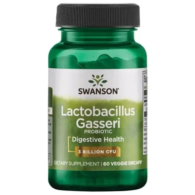 Пробіотики і пребіотики Swanson Lactobacillus Gasseri, 60 вегакапсул