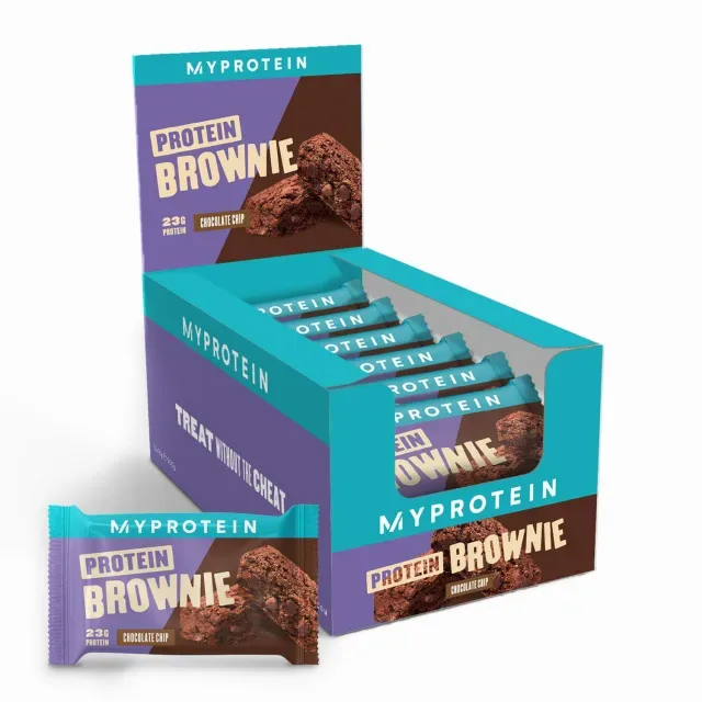 Protein Brownie, 12*75 грам, білий шоколад