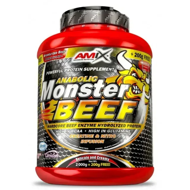 Протеїн AMIX Anabolic Monster Beef, 2.2 кг - Ваніль-лайм