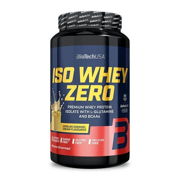Протеїн BioTech Iso Whey Zero, 908 грам - Каталонський карамельний крем