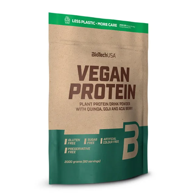 Протеїн BioTech Vegan Protein, 2 кг - Лісова ягода