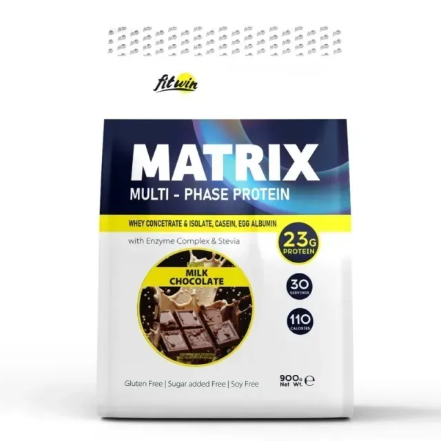 Протеїн FitWin Matrix Multi-Phase Protein, 900 грам - Горіхове печиво