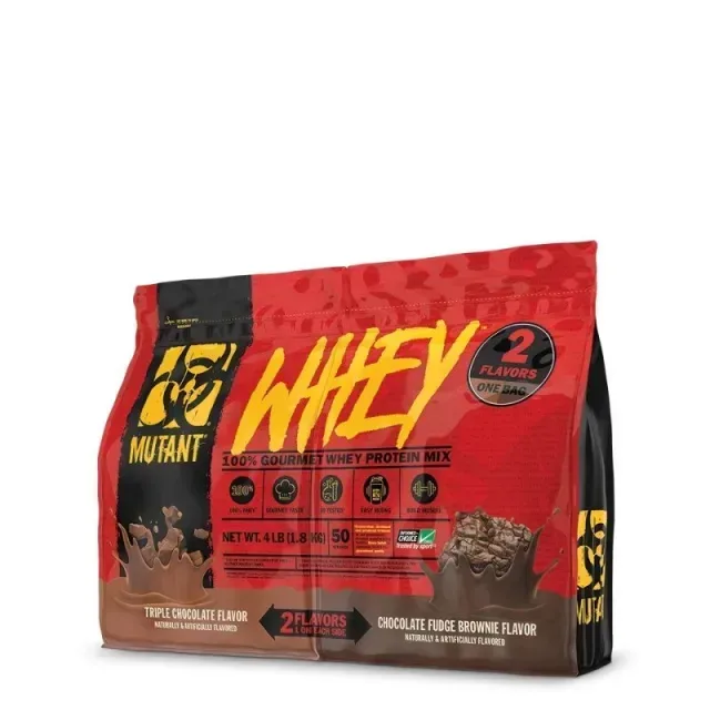 Протеїн Mutant Whey, 1.8 кг - Потрійний шоколад/Ванільне морозиво
