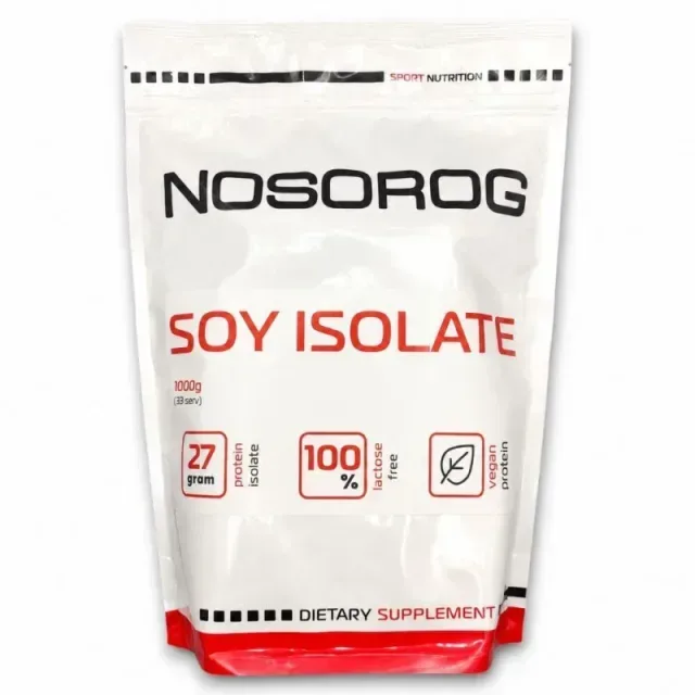 Протеїн Nosorog Soy Isolate, 1 кг - Шоколад-м'ята