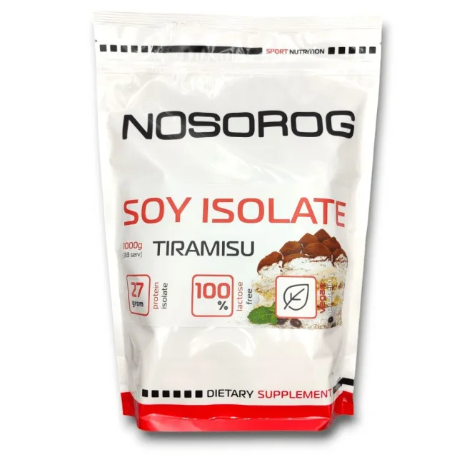 Протеїн Nosorog Soy Isolate, 1 кг - Тирамісу