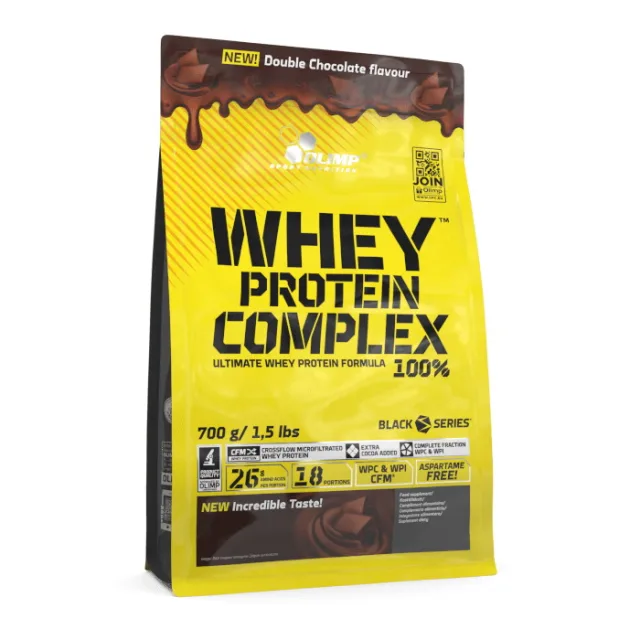 Протеин Olimp Sport Nutrition Whey Protein Complex 100%, 700 грамм - Двойной шоколад