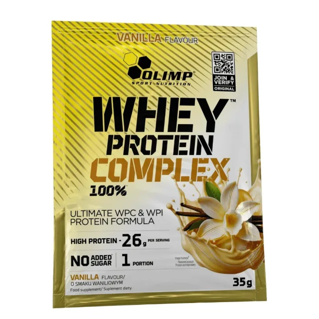 Протеїн Olimp Sport Nutrition Whey Protein Complex 100%, 35 грам - Ваніль