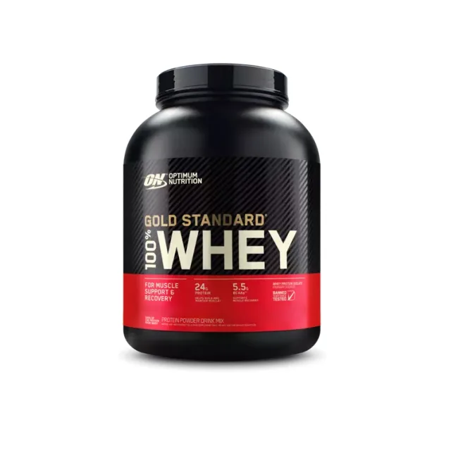 Протеїн Optimum Nutrition Gold Standard 100% Whey, 2.27 кг - Банан-полуниця