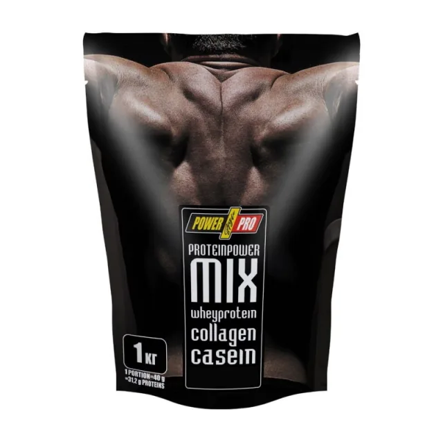 Протеїн Power Pro Protein Power MIX, 1 кг - Тропічний мікс