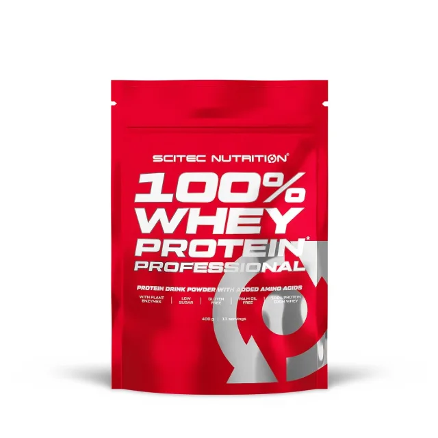 Протеїн Scitec Nutrition 100% Whey Protein Professional, 400 грам - Без смаку