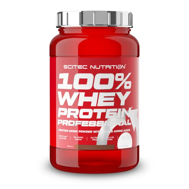 Протеїн Scitec Nutrition 100% Whey Protein Professional, 920 грам - Білий шоколад-полуниця