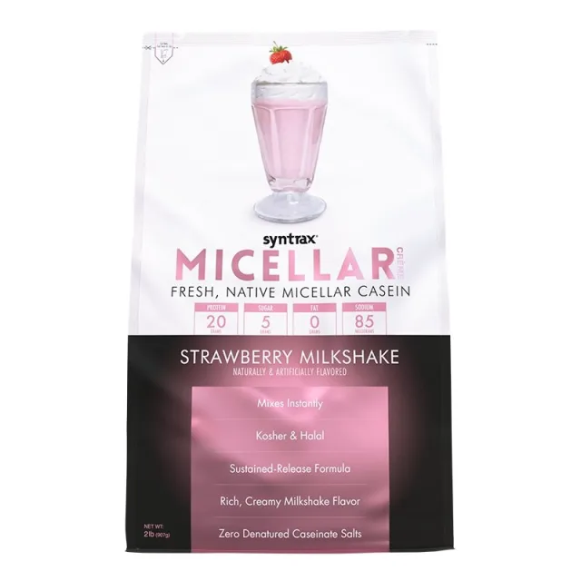 Протеїн Syntrax Micellar Creme, 908 грам - Полуниця