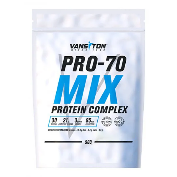 Протеин Vansiton Pro-70 Mix, 900 грамм - Банан