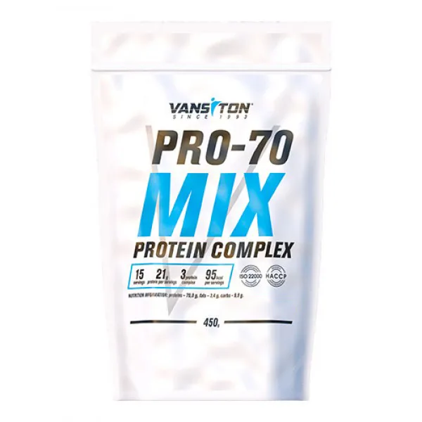 Протеїн Vansiton Pro-70 Mix, 450 грам - Шоколад