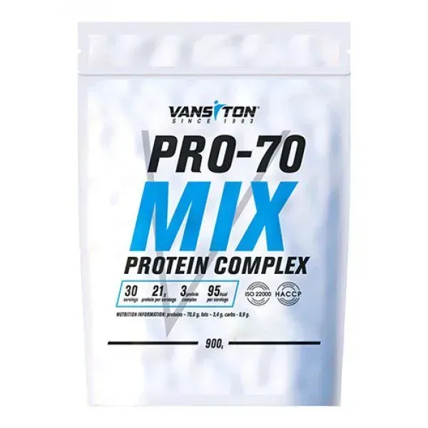Протеїн Vansiton Pro-70 Mix, 900 грам - Шоколад-кокос