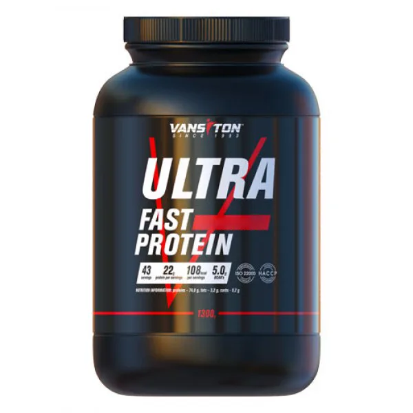 Протеїн Vansiton Ultra Protein, 1.3 кг - Ваніль