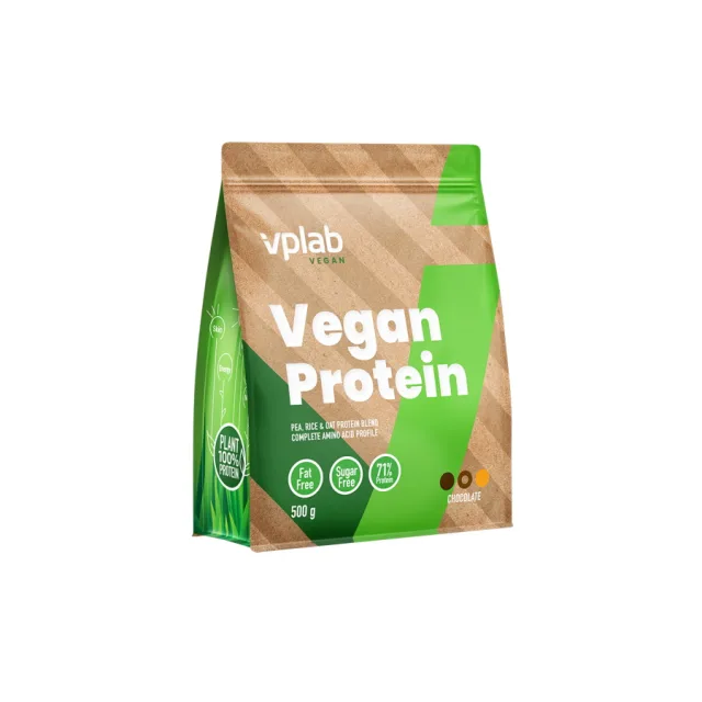 Протеїн VPLab Vegan Protein, 500 грам - Шоколад
