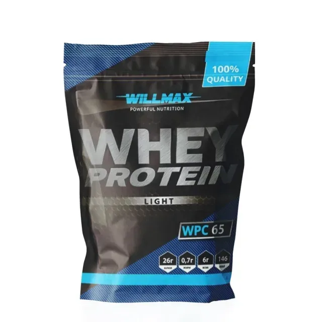 Протеїн Willmax Whey Protein 65, 1 кг - Без смаку