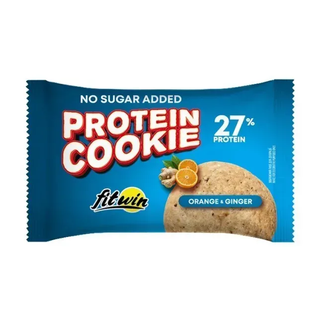 Протеиновое печенье FitWin Protein Cookie 27%, 40 грамм - Апельсин-имбирь
