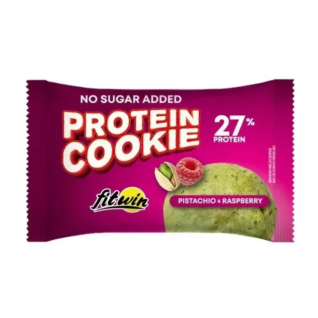 Протеиновое печенье FitWin Protein Cookie 27%, 40 грамм - Фисташка-малина