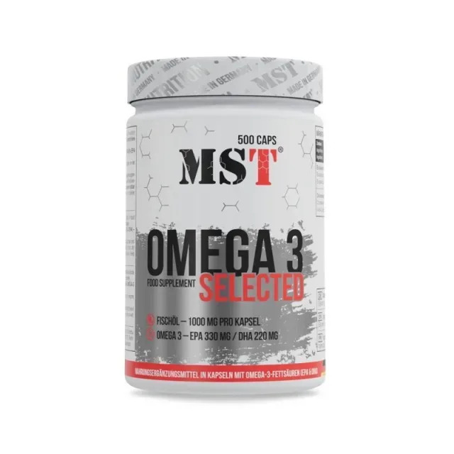 Риб'ячий жир MST Nutrition Omega 3 Selected 55%, 500 капсул