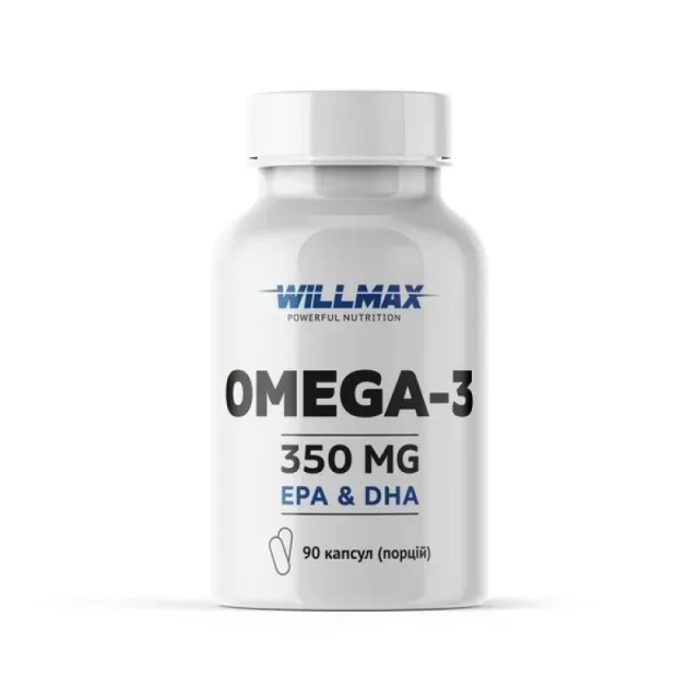 Риб'ячий жир Willmax Omega-3 350 mg, 90 капсул