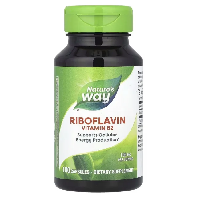 Рибофлавин Nature's Way Riboflavin, 100 капсул