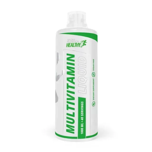 Рідкі вітаміни Healthy Multivitamin Liquid, 1 літр - Апельсин