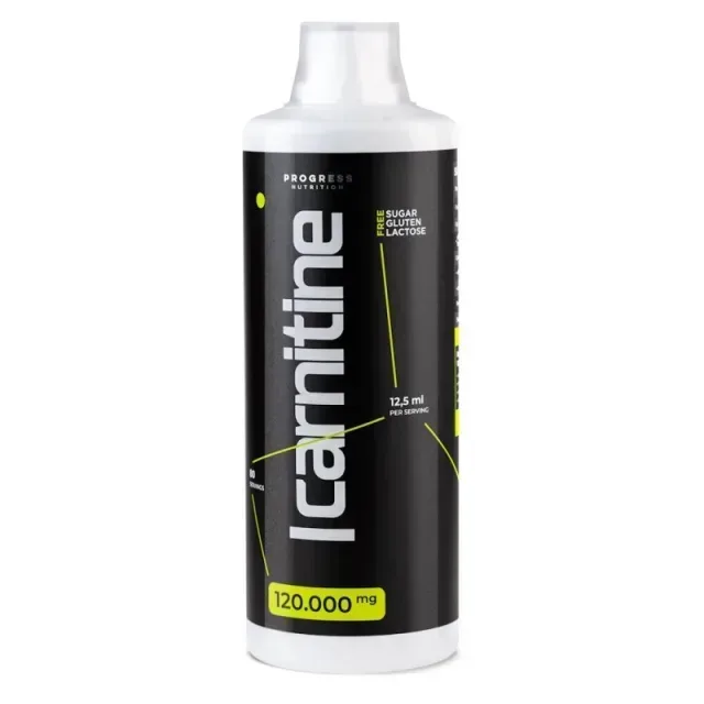 Жидкий карнитин Progress Nutrition L-Carnitine, 1 л - Зеленое яблоко