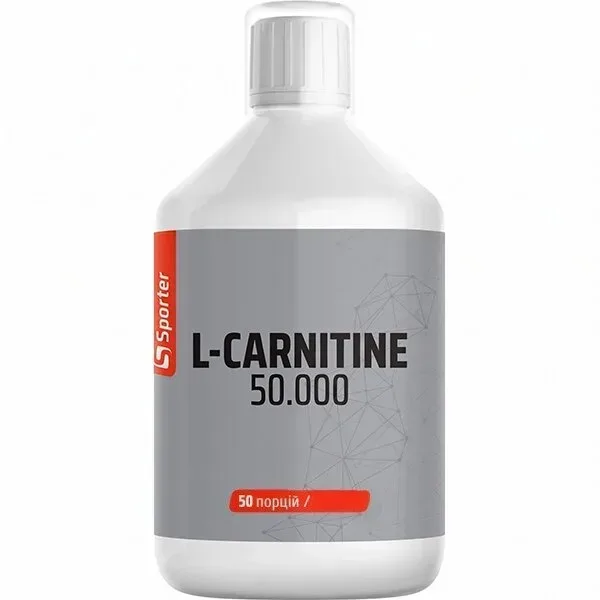 Рідкий карнітин Sporter L-Carnitine 50.000, 500 мл - Яблуко
