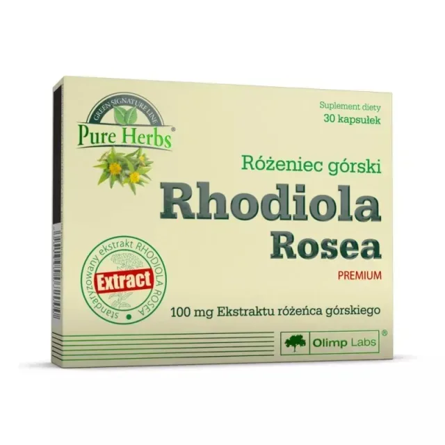 Родіола рожева Olimp Sport Nutrition Pure Herbs Rhodiola Rosea Premium, 30 капсул