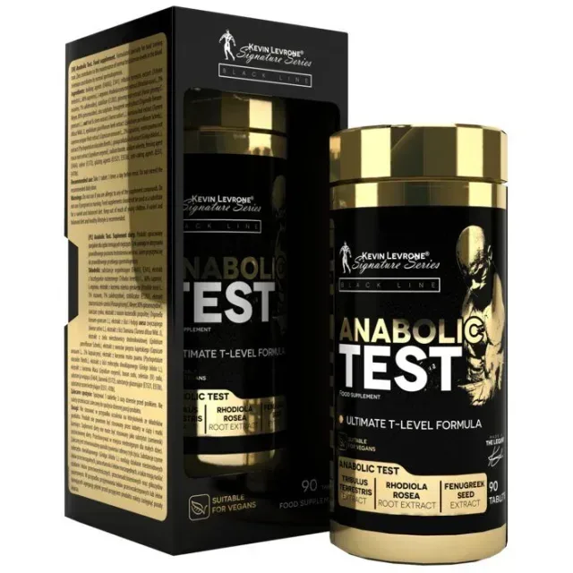 Рослинні екстракти з мінералами Kevin Levrone Black Line Anabolic Test, 90 таблеток