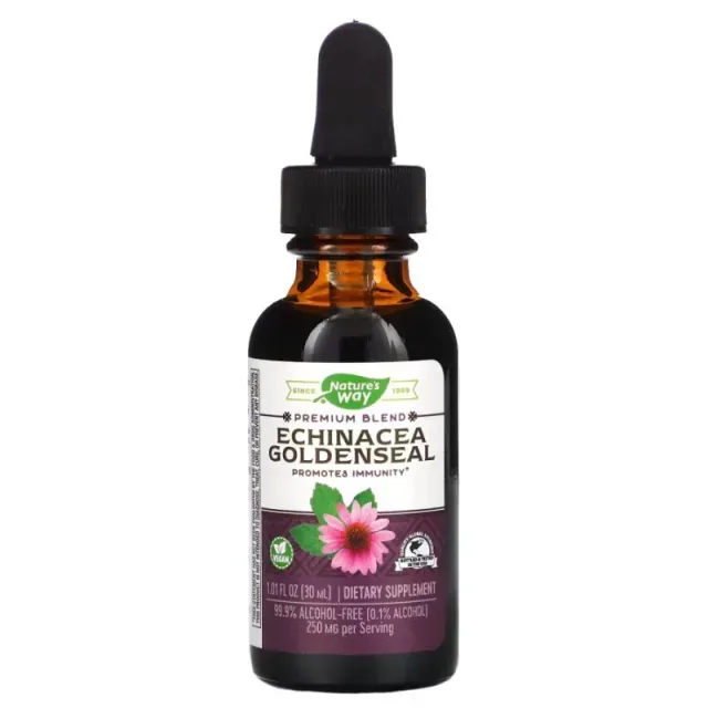Рослинний комплекс Nature's Way Echinacea Goldenseal Premium Blend, 30 мл